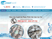 Tablet Screenshot of 24hseafood.com